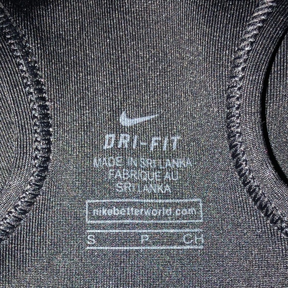 Nike PRO Dri Fit Black Sports Bra SMALL Racerback - Picture 5 of 5